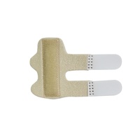 Entorse médicale du doigt fixe avec bande d'aluminium Ceinture d'attelle de soutien de doigt fixe pour la récupération d'entorse de douleur