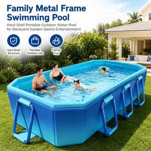 Family Non-Inflatable <strong>Pool</strong>, Hard Shell Portable Outdoor Water <strong>Pool</strong> <strong>for</strong> Backyard <strong>Garden</strong> Sports Entertainment Product - Product Image 1