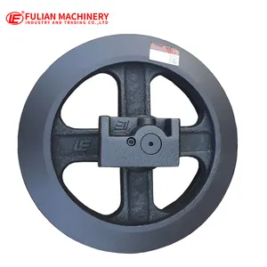 Mini excavator front idler assy for Hanix SB550 Undercarriage Crawler Track Spare Parts Bottom Roller Available