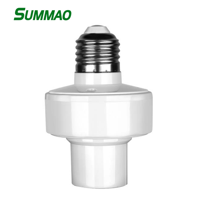 E27 Screw Wireless Remote Control Light Lamp Bulb Holder Socket Switch 220V E27 Lamp Base With Timer