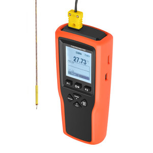 DC-610L LCD Screen K-T-J-Type Probe One Channel Record Function High Accuracy High Resolution Thermocouple <b>Thermometer</b> DC-610L, - Product Image 1