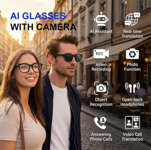 Lunettes intelligentes CY03 à faible MOQ avec IA, étanches IP68, vidéo 1080P et contrô<span class=keywords><strong>le</strong></span> par bouton tactile pour petits détaillants et vendeurs e-commerce - Product Image 3