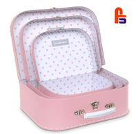 Boîte d'emballage de valise en carton en papier couché double face miniature pour produits chimiques alimentaires chaussettes de chaussures sérigraphiées simple face