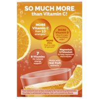 Poudre de mélange pour boisson OEM Vitamine C 1000mg saveur Orange avec Zinc et Vitamine D – Complément pour le soutien immunitaire et l'énergie – Sachet
