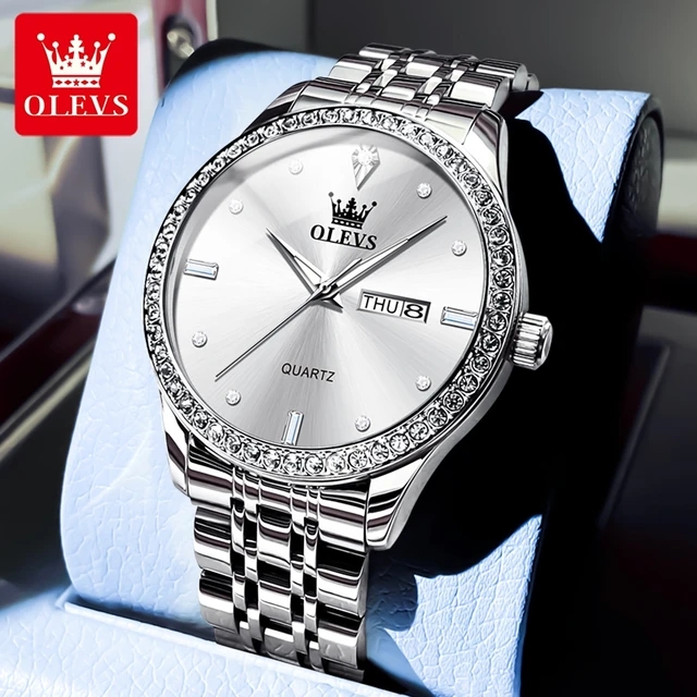 OLEVS 3625 Wrist Dual Calendar Display - Japanese Quartz Watch