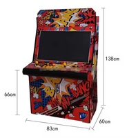 Moonlight Box Joystick Machine de jeu d'arcade domestique, Console de combat de table à monnayeur, avec jeux de basket-ball de rue et de boxe, 1 an, en anglais