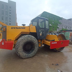 รถบดอัดสั่นสะเทือนแบบดรัมเดี่ยว Dynapac CA301D ของสวีเดน น้ำหนัก 13 ตัน เครื่องยนต์ Deutz/Cummins ระบบไฮดรอลิกเต็มรูปแบบ สภาพดี - Product Image 4