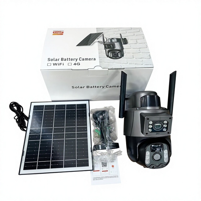 Tuya Smart Life 4MP 6MP 4K Dual-Lens Solar Battery Camera Wireless Outdoor WiFi PTZ Security Surveillance Cam AI Human Tracking