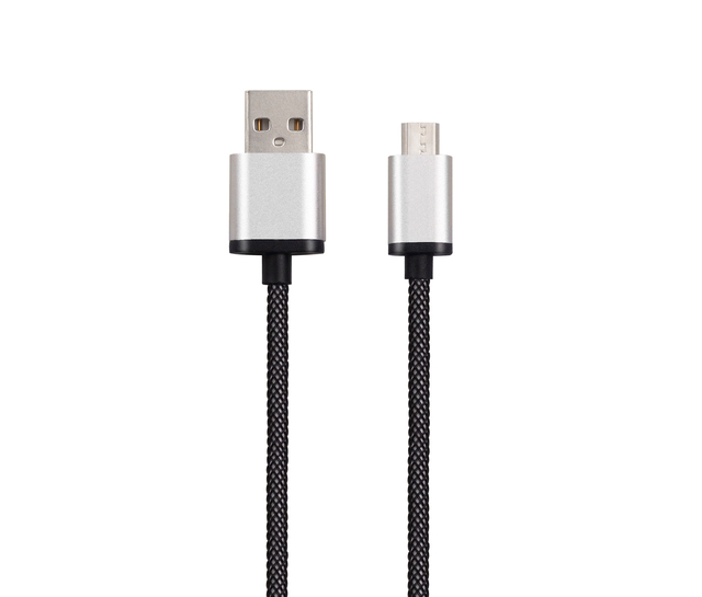Popular 2.4A Cable 1m Nylon Braided Charging Cable V8 Usb Micro Data Cable for Android