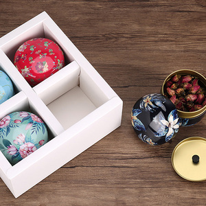 Bao Bì Sao Fancy Thiết Kế Tùy Chỉnh In Kín Nắp Đen Sâu Trắng Kín Cà Phê Rỗng Trà Kim Loại Vòng Tin Đóng Gói Lon - Product Image 2