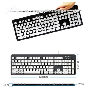 K310 Original 100% Wired Waterproof Washable Desktop Computer Notebook Game Business Office Home <b>Keyboard</b> K310 Instrumental - Product Image 2