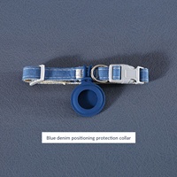 Collier de suivi Gps pour animaux de compagnie de luxe personnalisé OEM Collier pour chien avec étui Airtag