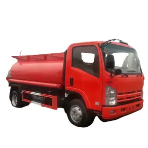 1SUZU 8000 litri camion autocisterna carburante 8000 litri 4*2 olio combustibile benzina mobile distributore di carburante mobile olio distributore camion per la vendita