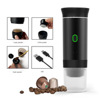 Machine à café portable électrique, machine à expresso, machine à café à capsules auto-chauffante, machine à expresso portable pour les voyages et le camping
