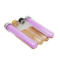 Bouteille carrée à fond plat en PET de qualité alimentaire avec bouchon à vis et impression sérigraphiée pour café, jus, bonbons, confiseries, sucre