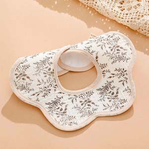 Baberos Absorbentes de Muselina de Algodón Orgánico para Bebés, Baberos Triangulares Tipo Bandana, Baberos de Muselina para Recién Nacidos, Niñas y Niños, Baberos para Babear y Dentición - Product Image 4