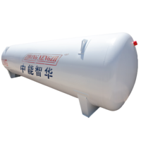 Tanque de Almacenamiento de Gas Industrial de Acero al Carbono Horizontal, Certificado ASME/PED, Capacidad de 40m, Presión de Diseño de 0.8-4.0 MPa