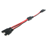 Adaptateur SAE Y 1 vers 2, câble d'alimentation, connecteur 2 broches, prise à déconnexion rapide SAE pour batterie automobile, chargeur solaire