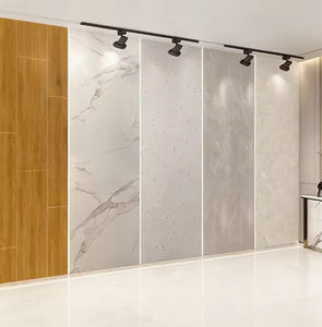 Panneau mural SPC 1220x2440mm, design marbre, imperméable, revêtement mural rigide pour <span class=keywords><strong>salle</strong></span> <span class=keywords><strong>de</strong></span> <span class=keywords><strong>bain</strong></span> et cuisine <span class=keywords><strong>de</strong></span> luxe, <span class=keywords><strong>décoration</strong></span> intérieure - Product Image 1