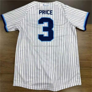 Camiseta <span class=keywords><strong>de</strong></span> Béisbol Personalizada con Franjas, Nombre del Equipo, Número y Logotipo, <span class=keywords><strong>para</strong></span> Hombres, Mujeres, Jóvenes y Niños, Regalos <span class=keywords><strong>para</strong></span> Softbol - Product Image 6