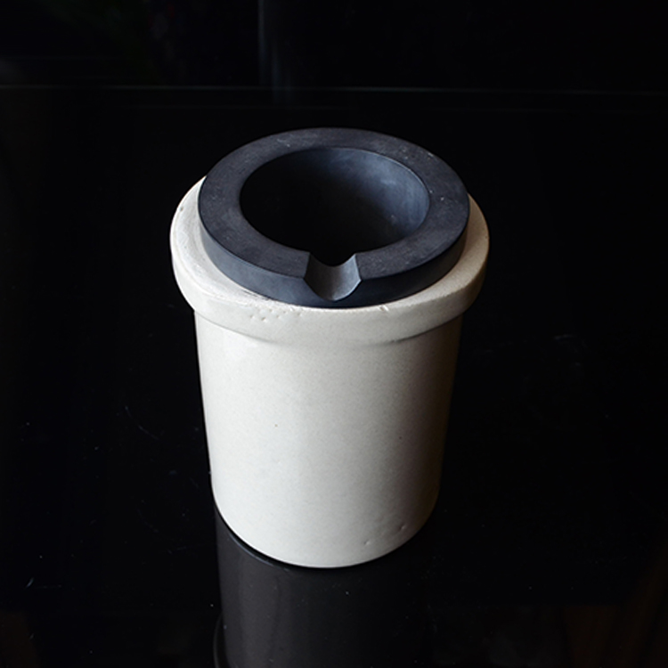 High Quality Induction Melting Crucible Graphite Crucible with Quartz Crucible for Gold Melting