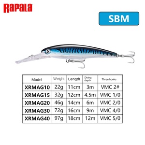 Pour la pêche au trolling <span class=keywords><strong>Le</strong></span> Bole Mino XRMAG Deep Sea Ranger X - Appât vivant pour la pêche en mer, en acier inoxydable, à large ouverture, Mino 6m/9m/12m - Product Image 6