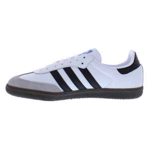 อาดิดาส ออริจินัลส์ แซมบ้า โอจรองเท้าเดินออกกำลังกายสำหรับผู้ชาย สีขาว/ดำ |   ของแท้ 100% - Product Image 4