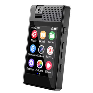 Reproductor MP3 con Pantalla Táctil Inteligente, Cámara HD, Audio HiFi BT, Grabación con un Clic, Lectura de Novelas, Reproducción de Video, Uso Diario, Directo de Fábrica - Product Image 1