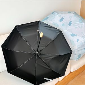 ร่ม UV แบบพับได้3ชั้นลายปลาเล็ก8ซี่โครงร่มออกแบบได้ตามต้องการ - Product Image 3