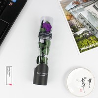 Boîte cadeau créative pour une seule rose, fleur éternelle, durable, écologique, couleur personnalisée, romantique, fête de la Saint-Valentin