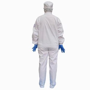Zixi Food Factory <b>Work</b> Uniforms, Men's Workwear Sets, White, Oil-proof, <b>Waterproof</b>, Durable - Product Image 3