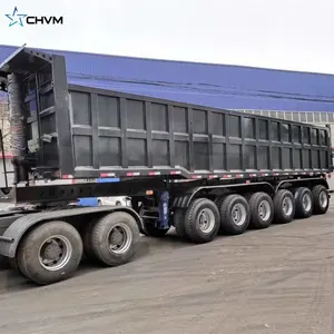 Dump Truck Dump Truck Trailer 6 Axles 200 Tons Heavy Duty Dump Trailer Tipper Trailer Duty Truck Tipper Truck For Sale