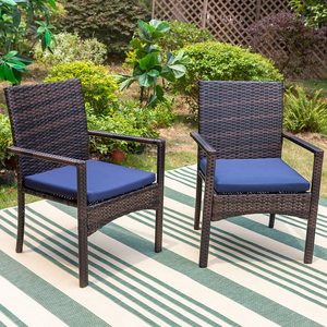 Bonne qualité 2025 nouvelle <span class=keywords><strong>terrasse</strong></span> empilée français osier rotin chaises parisien bambou jardin chaises rotin Table à manger chaises - Product Image 6