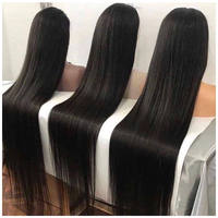 Perruque en cheveux naturels vietnamiens ultra-lisses, densité 200, perruques frontales en dentelle HD 13x4 pour femmes noires américaines, vente en gros de perruques en cheveux humains
