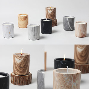 Nordic Simplicity Custom Ceramic Jar Unique Candle Vessels Scented Candle Jar