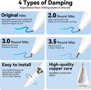 Puntas de Repuesto 1:1 para <span class=keywords><strong>Apple</strong></span> <span class=keywords><strong>Pencil</strong></span>, Puntas de Repuesto Mejoradas Compatibles con <span class=keywords><strong>Apple</strong></span> <span class=keywords><strong>Pencil</strong></span>, Color Personalizado - Product Image 5