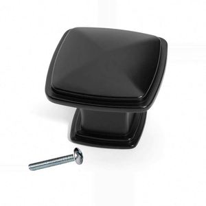 WEKIS Contemporary Matte Black Zinc Adjustable Kitchen <b>Dresser</b> Bedroom Cabinet Pulls Handles Decorative Closet Door <b>Knobs</b> - Product Image 1