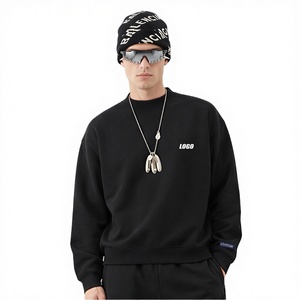 Sweat-shirt d'hiver à col rond personnalisé LP Clothing, vente en gros, haute qualité, pull à capuche en peluche, polyester/coton 410g - Product Image 3