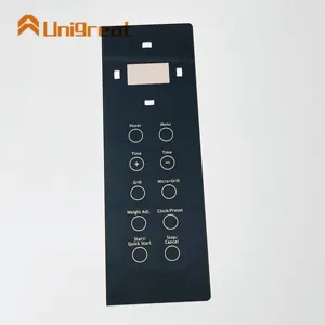Fabricante personalizado película táctil capacitiva interruptor botón conector horno microondas Interruptor táctil