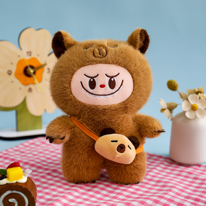 ตุ๊กตาของเล่นเครนจับตุ๊กตาจากโรงงานขายส่ง ขนาด 20 ซม. 25 ซม. สไตล์อเมริกัน ราคาถูก ตุ๊กตาขนนุ่มขนาด 8 นิ้ว สำหรับเครื่องคีบตุ๊กตา - Product Image 6