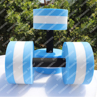 ZONWINXIN approvisionnement d'usine personnalisé Aqua Fitness aquatique mousse exercice haltères pour l'eau aérobic ensemble de 2 bleu