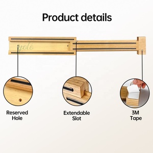 Nuevo Diseño 2026: Soporte Magnético <span class=keywords><strong>de</strong></span> Pared para <span class=keywords><strong>Cuchillos</strong></span> <span class=keywords><strong>de</strong></span> Bambú <span class=keywords><strong>de</strong></span> 3 Niveles Expandible <span class=keywords><strong>con</strong></span> Sistema Magnético Potente - Product Image 2