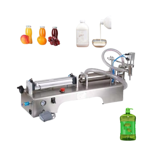 Machine de remplissage semi-automatique pour sachets à bec verseur, shampoing, savon, liquide de lavage, détergent, huile, machine de remplissage et d'emballage pour bouteilles en plastique - Product Image 1