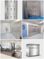 Banc de laboratoire en acier inoxydable personnalisé et armoire de rangement haute pour réactifs banc de laboratoire