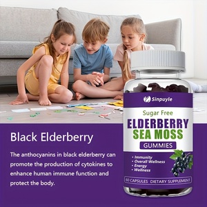 Gummies de Sureau Noir et de Mousse de Mer en Stock Local aux États-Unis – Soutien Immunitaire pour Enfants et Adultes - Product Image 4