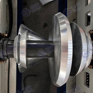 Machine de formage à froid de cadres de portes en V en acier inoxydable, contrôlée par PLC, avec moteur et roulement - Product Image 5