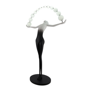 <span class=keywords><strong>Lampada</strong></span> Scultura Moderna in Resina per Soggiorno, <span class=keywords><strong>Lampada</strong></span> da <span class=keywords><strong>Soffitto</strong></span> a Forma Umana, Scultura Artistica per Camera da Letto, Soggiorno, Galleria, Lampade da Terra - Product Image 6