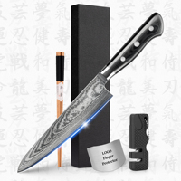 Couteau de chef japonais en acier Damas VG10 à 67 couches, acier importé Aus-8, haute teneur en carbone, manche intégral, 10 % de réduction pour les États-Unis