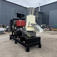 Machine à granulés de bois à matrice plate industrielle pour combustible biomasse, engrais organique, alimentation animale, haut rendement, faible bruit