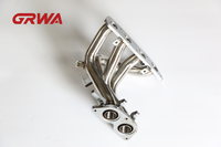 Collecteur d'échappement personnalisé GRWA pour Toyota MR2 Spyder 1ZZ MR2 Celica GT4 SS201, poli miroir, 1,25 mm